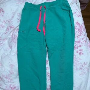 Figs green jogger scrubs